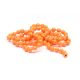 Bead Chain Eyes Fluo Orange 3,2mm