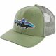 Patagonia Fitz Roy Trout Trucker Hat / Matcha Green