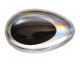 3D Epoxy Teardop Eyes - Rainbow Silver